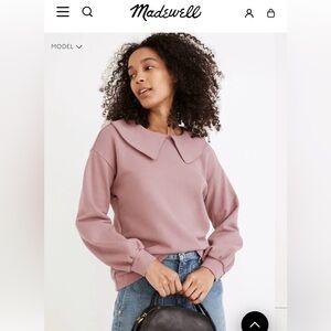 Madewell Feminine Cotton Sweatshirt - S